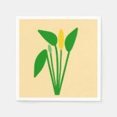 Araceae-Papier-Taschentuch Serviette (Vorderseite)
