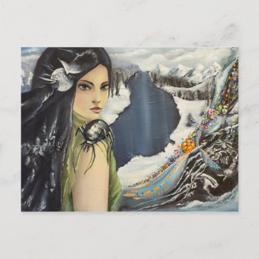 Arachne Postkarte (Vorderseite)