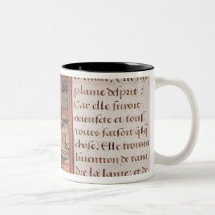 Arachne, von 'konkurrieren DES Femmes Celebres Zweifarbige Tasse