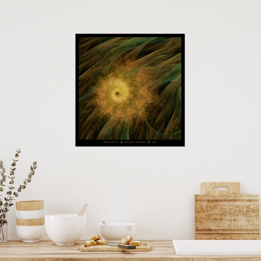 Arachnes Ammonit Poster (Küche)