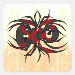 Arachnid der Verzweiflung Quadratischer Aufkleber