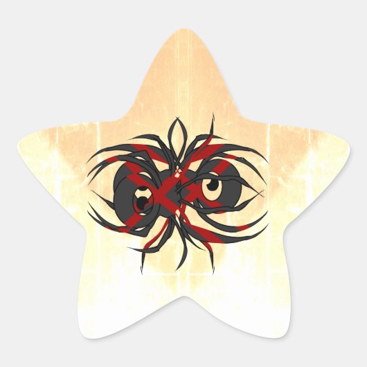 Arachnid der Verzweiflung Stern-Aufkleber (Vorderseite)