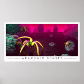 Arachnid Sunset Poster (Vorne)