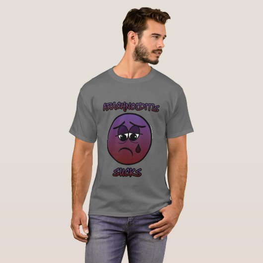 ARACHNOIDITIS IST ZUM KOTZEN T-Shirt (Vorne ganz)