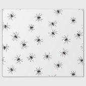 Arachnophobie (Spinnen) (Creepy Crawly Insects) Geschenkpapier (Flach)