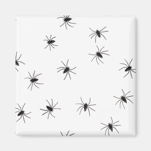Arachnophobie (Spinnen) (Creepy Crawly Insects) Magnet (Vorne)