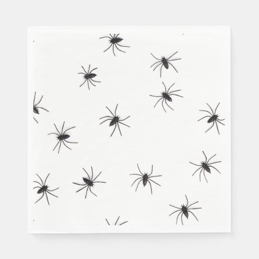 Arachnophobie (Spinnen) (Creepy Crawly Insects) Serviette (Vorderseite)