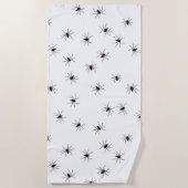 Arachnophobie (Spinnen) (Creepy Crawly Insects) Strandtuch (Vorderseite)