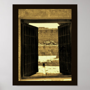 Arad Fort Eingang Poster