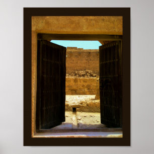 Arad Fort Eingang Poster