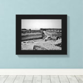 Arad Fort Leinwanddruck (Insitu (Holzboden))