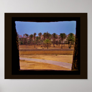 Arad Fort Window Poster