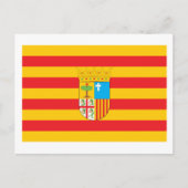 Aragon Flag Postkarte (Vorderseite)