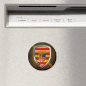 Aragón Metallic Emblem Magnet (In Situ (Geschirrspüler))