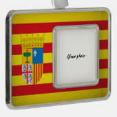 Aragon Rahmen-Ornament Silber (Rechts)