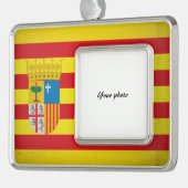 Aragon Rahmen-Ornament Silber (Links)