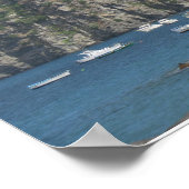 Aragonese Castle, Ischia, Italien Poster (Ecke)