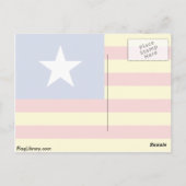 Aragonien, Südkorea-Flagge Postkarte (Rückseite)