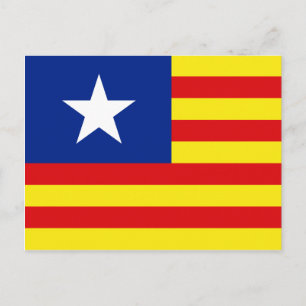 Aragonien, Südkorea-Flagge Postkarte