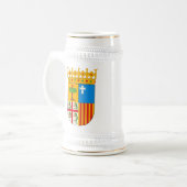 Aragonien-Wappen Tasse (Vorderseite Links)