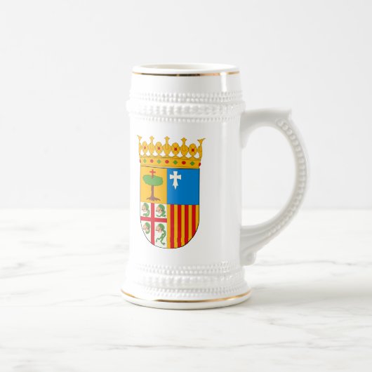 Aragonien-Wappen Tasse (Rechts)