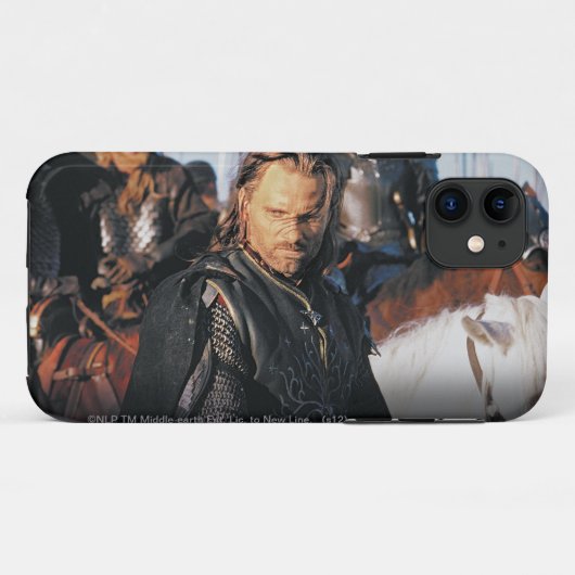 Aragorn auf Horseback Case-Mate iPhone Hülle (Rückseite (Horizontal))