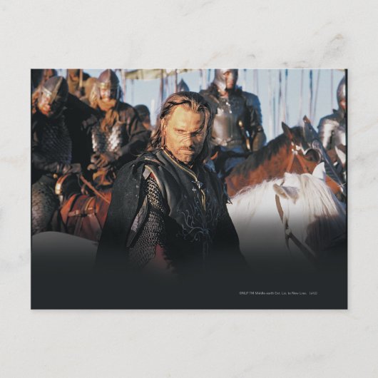 Aragorn auf Horseback Postkarte (Vorderseite)