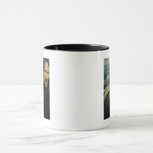 Aragorn Close Up Tasse (Zentrum)