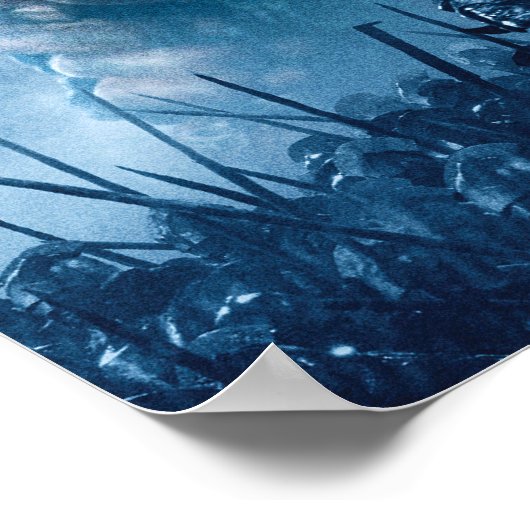 Aragorn gegen Orcs Poster (Ecke)