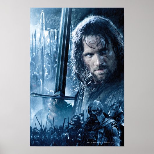 Aragorn gegen Orcs Poster (Vorne)