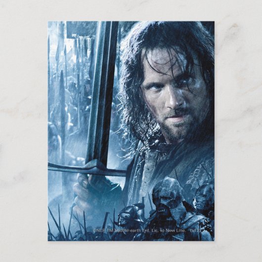 Aragorn gegen Orcs Postkarte (Vorderseite)