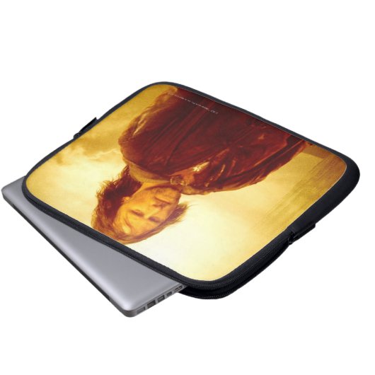 Aragorn Glows Laptopschutzhülle (Vorne Knopf)