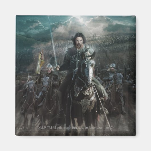 Aragorn Leading on Horse Magnet (Vorne)
