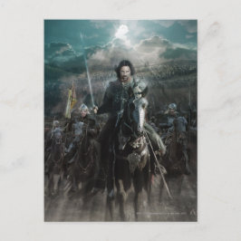 Aragorn Leading on Horse Postkarte