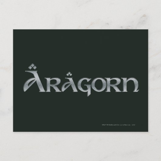 Aragorn-Logo Postkarte (Vorderseite)