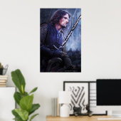Aragorn mit Blut Poster (Heimbüro)