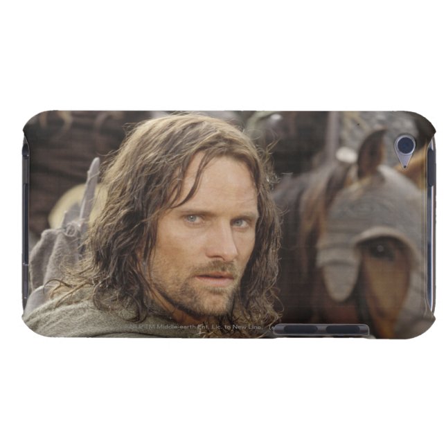 Aragorn mit Pferd Barely There iPod Case (Rückseite Horizontal)