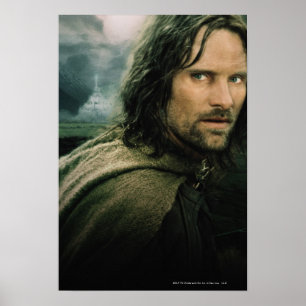 Aragorn Nah nach oben Poster