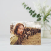 Aragorn Plus Reihe von Pferden Postkarte (Stehend Vorderseite)