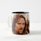 Aragorn Plus Reihe von Pferden Zweifarbige Tasse (Vorderseite Links)