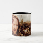 Aragorn Plus Reihe von Pferden Zweifarbige Tasse (Mittel)