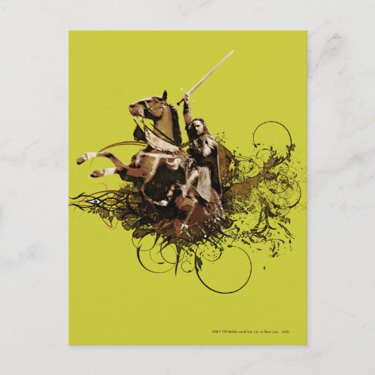 Aragorn Reiten Postkarte (Vorderseite)
