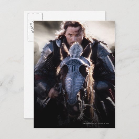 Aragorn Reitpferd Postkarte (Vorne/Hinten)