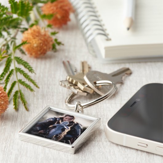 Aragorn Reitpferd Schlüsselanhänger (Seite)