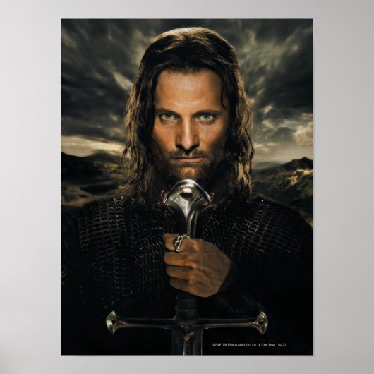 Aragorn Sword Down Poster (Vorne)