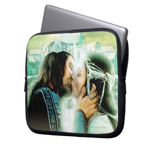 Aragorn und ARWEN™ Kiss Laptopschutzhülle (Vorderseite Links)