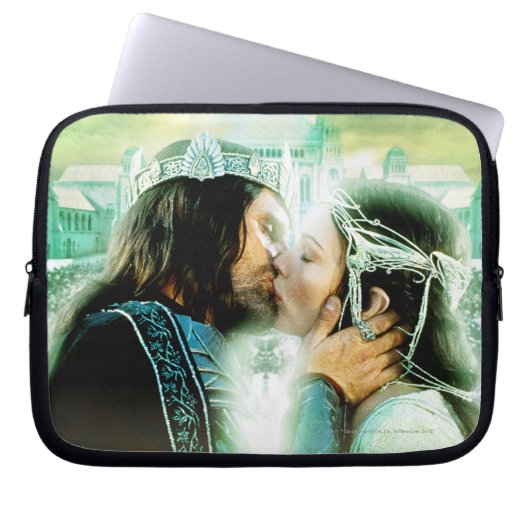 Aragorn und ARWEN™ Kiss Laptopschutzhülle (Vorderseite)