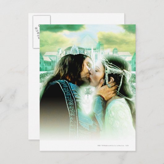 Aragorn und ARWEN™ Kiss Postkarte (Vorne/Hinten)