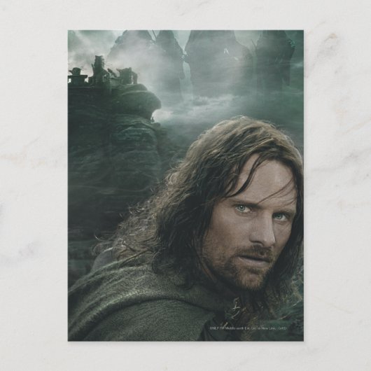 Aragorn und Ringwraiths Postkarte (Vorderseite)