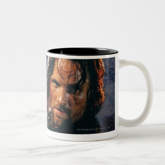 Aragorn With Army Zweifarbige Tasse (Rechts)
